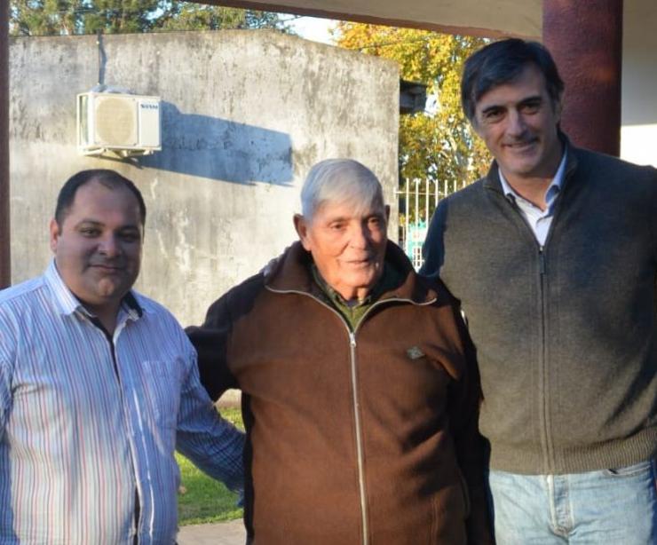 Esteban Bullrich visitó a la Banda