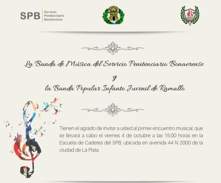 Las Bandas de Ramallo y el Servicio Penitenciario bonaerense, unidas