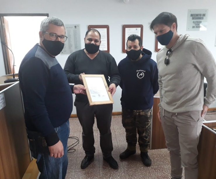 Rogelio di Pascua, nuevo ciudadano ilustre de Ramallo