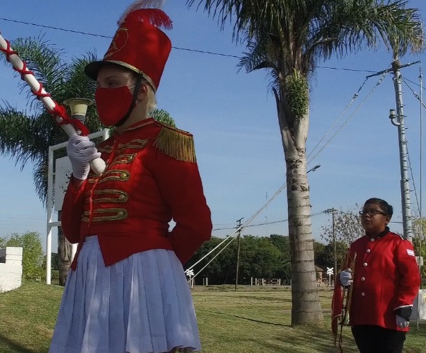 La Banda homenajeó a un héroe de la Guerra de Malvinas
