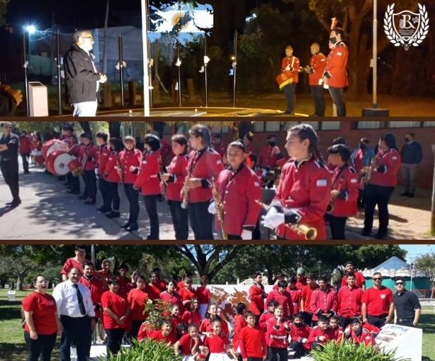 A 40 AÑOS DE LA GUERRA, LA BANDA REALIZO UNA VIGILIA HISTÓRICA PARA LA INSTITUCIÓN, HOMENAJEANDO A NUESTROS HÉROES